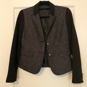 Jessica Simpson Mixed-Media Blazer